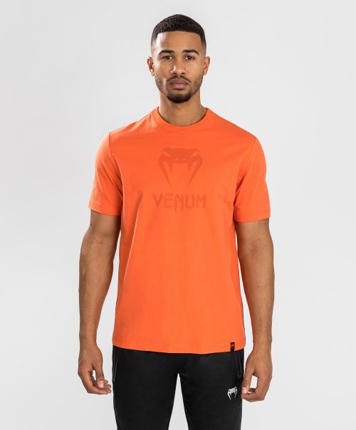 Cotton T-Shirts Limited Venum Classic T-Shirt - Orange/Orange Men