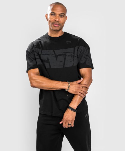 Men Proven Venum Connect Xl T-Shirt - Oversize Fit - Black Cotton T-Shirts