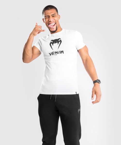 Venum Classic T-Shirt - White Innovative Cotton T-Shirts Men