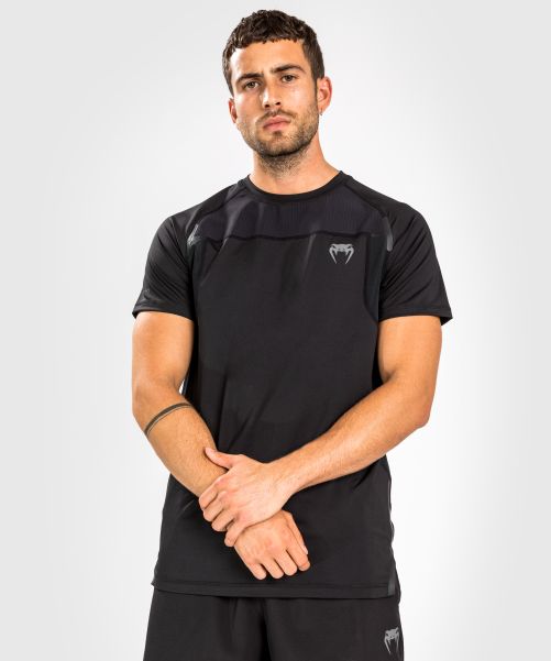 Efficient Men Dry Tech T-Shirts Venum G-Fit Air Dry Tech T-Shirt - Black