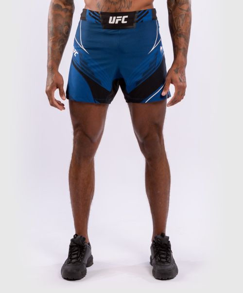 Men Fightshorts Ufc Venum Authentic Fight Night Men's Shorts - Short Fit - Blue Embody