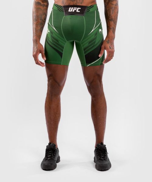 Ufc Venum Authentic Fight Night Men's Vale Tudo Shorts - Long Fit - Green Limited Compression Shorts & Vale Tudo Men
