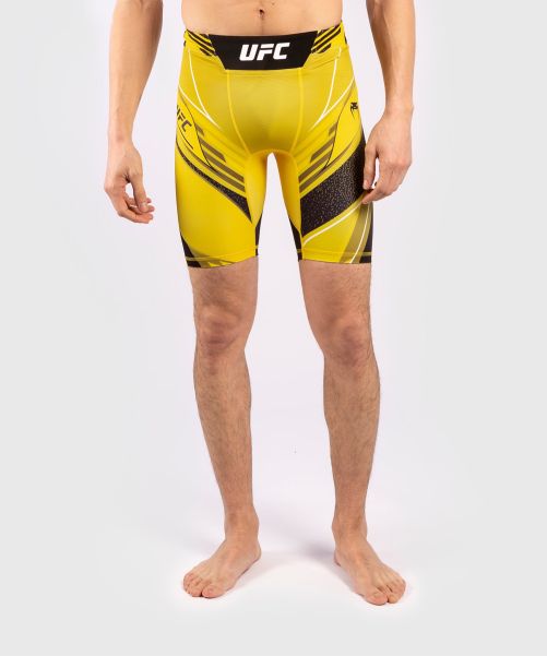Men Outstanding Compression Shorts & Vale Tudo Ufc Venum Pro Line Men's Vale Tudo Shorts - Yellow
