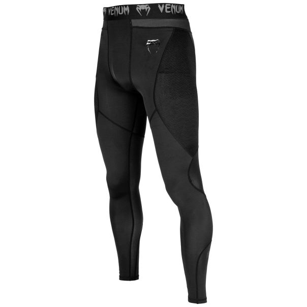Men Compression Pants Contemporary Venum G-Fit Compression Tights - Black