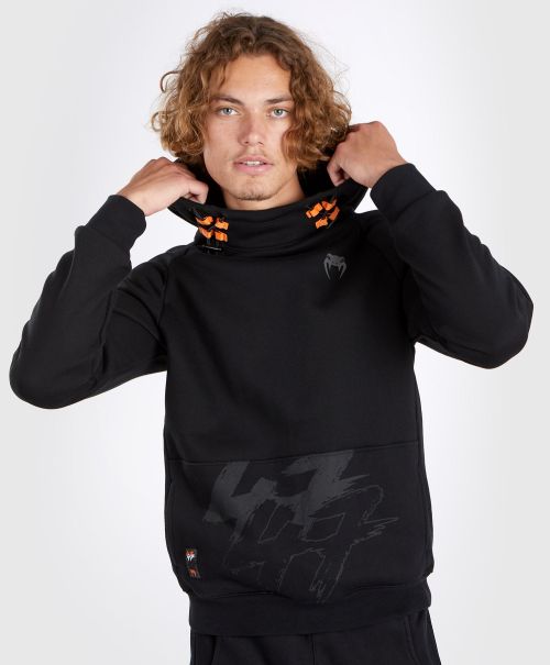 Men Sweatshirts Venum S47 Hoodie - Black/Orange Implement