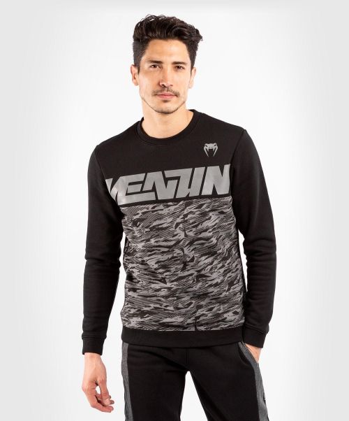 Sweatshirts Venum Connect Crewneck Sweatshirt - Black/Dark Camo Modern Men