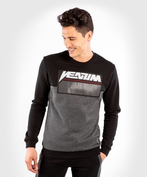 Men Sweatshirts Secure Venum Rafter Sweatshirt - Dark Heather Grey