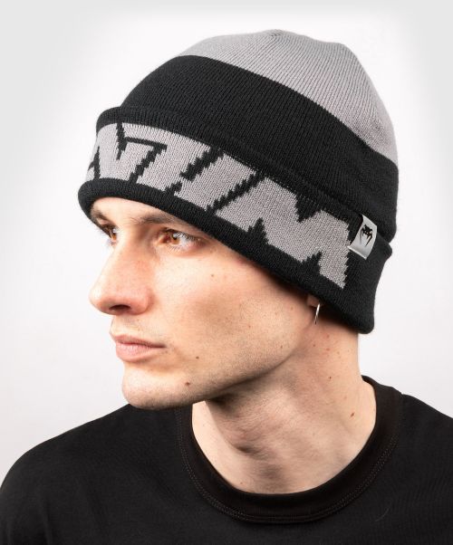 Men Hats & Caps Venum Connect Beanie - Black/Grey User-Friendly