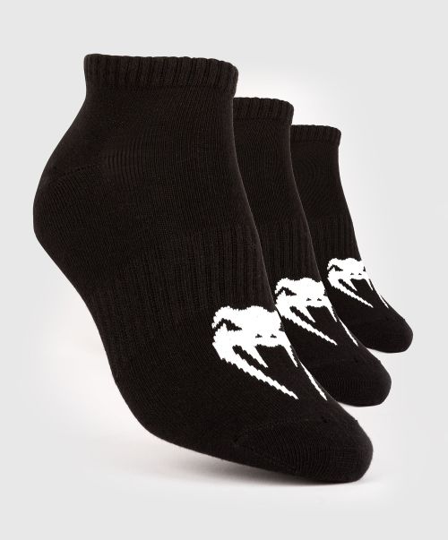 Socks Promo Men Venum Classic Footlet Sock - Set Of 3 - Black/White