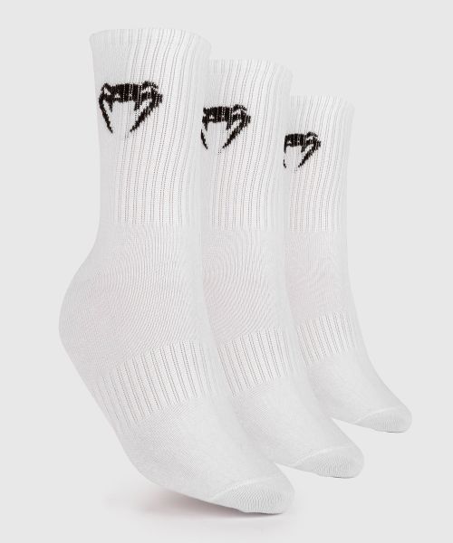 Durable Socks Men Venum Classic Socks - Set Of 3 - White/Black