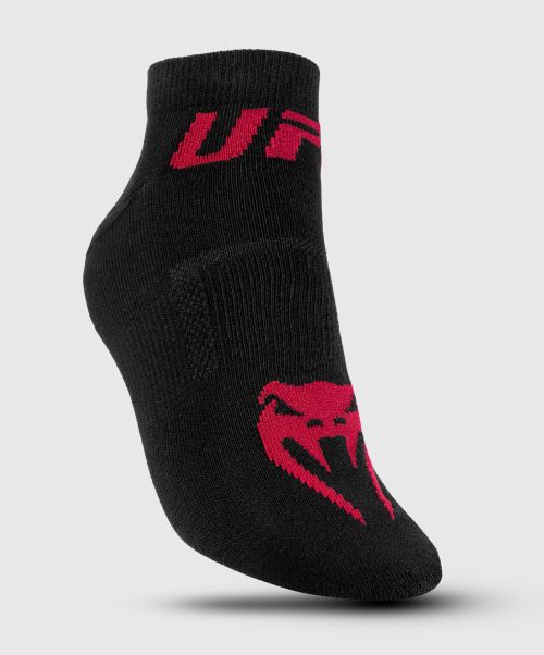 Men Socks Exceed Ufc Venum Authentic Fight Week Men’s 2.0 Performance Sock Set Of 2 - Black/Red