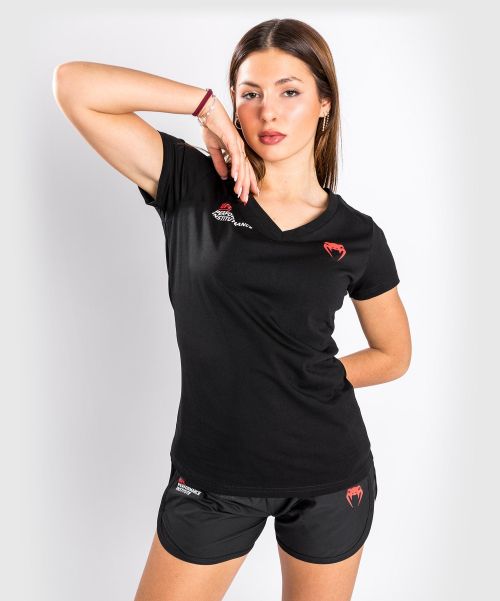Women Ufc Venum Performance Institute T-Shirt - For Women - Black Cotton T-Shirts & Crop Tops Heavy-Duty