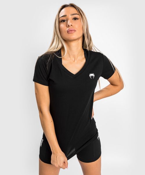 Delicate Cotton T-Shirts & Crop Tops Women Venum Essential Women's T-Shirt - Black