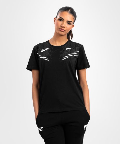 Cotton T-Shirts & Crop Tops Women Aesthetic Ufc Adrenaline By Venum Replica Women’s Short-Sleeve T-Shirt - Black