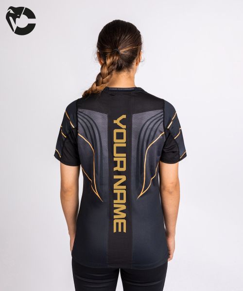 Women Streamlined Ufc Venum Personalized Authentic Fight Night 2.0 Women's Walkout Jersey - Champion Dry Tech T-Shirt