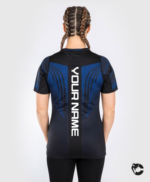 Dry Tech T-Shirt Women Ufc Venum Personalized Authentic Fight Night 2.0 Kit By Venum Women's Walkout Jersey - Midnight Edition Normal