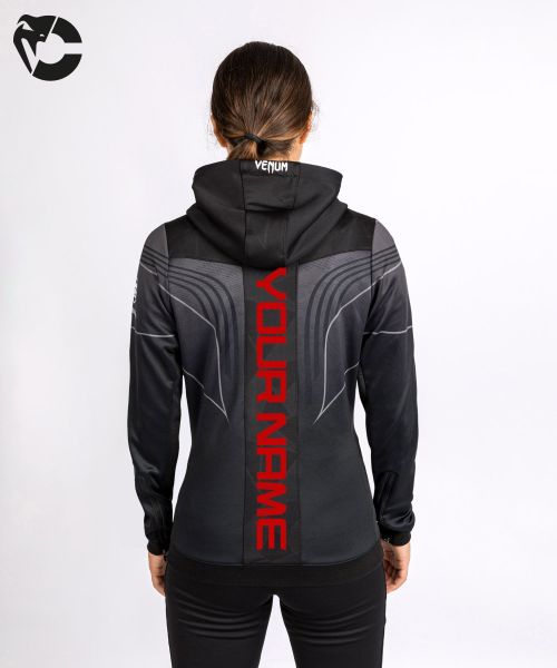 Ufc Venum Personalized Authentic Fight Night 2.0 Women's Walkout Hoodie - Black Expert Zip Jacket Women