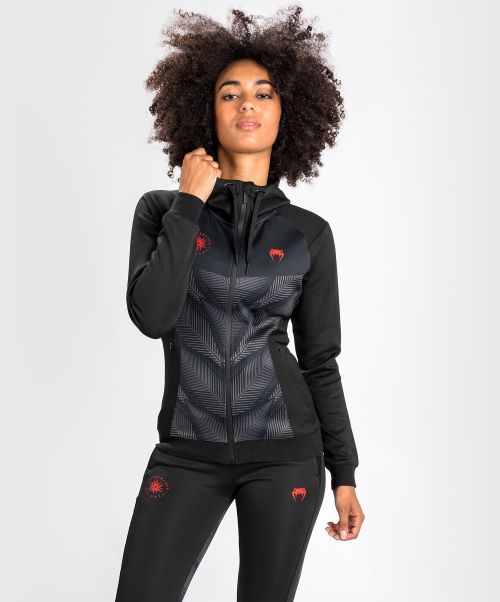Refined Women Zip Jacket Venum Phantom Hoodie - For Women - Black/Red