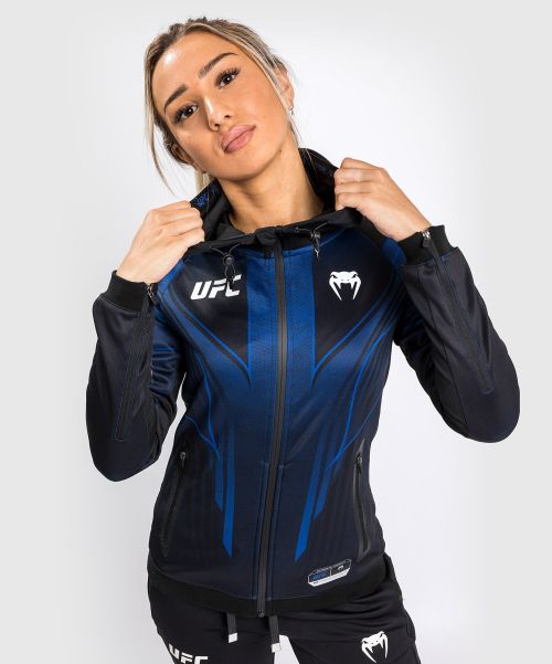 Quality Ufc Authentic Fight Night 2.0 Kit By Venum Women's Walkout Hoodie - Midnight Edition Women Zip Jacket