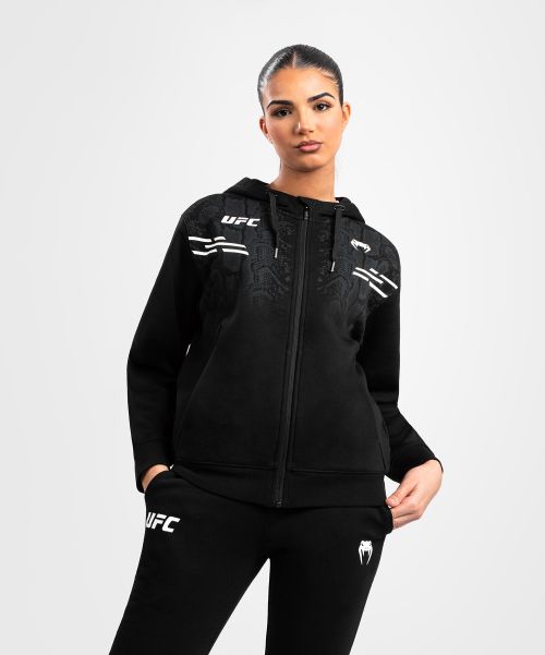 Ufc Adrenaline By Venum Replica  Women’s Zip Hoodie - Black Tailor-Made Zip Jacket Women