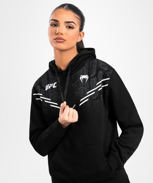 Ufc Adrenaline By Venum Replica Women’s Pullover Hoodie - Black Hooded Sweatshirt Discount Women