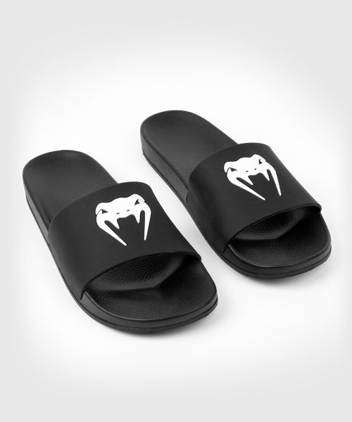 Women Special Venum Classic Slides - Black/White Shoes