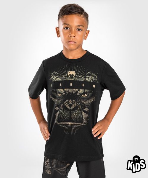 Clothing Venum Gorilla Jungle T-Shirt For Kids - Black/Sand Shop Kids