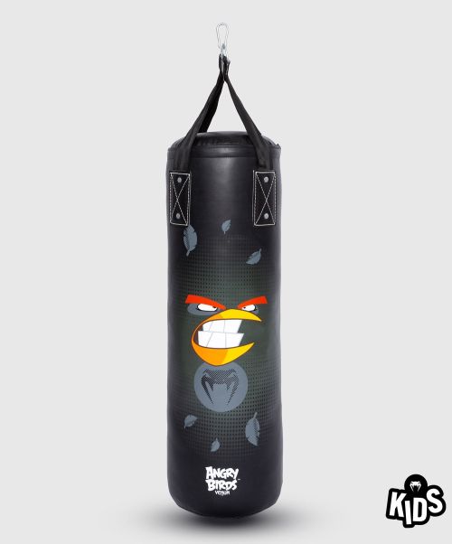 Venum Angry Birds Punching Bag - For Kids - Black/Red Kids Equipment Trusted